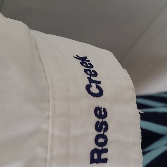 Hartwell ViaSport WMS XL Jacket Windbreaker 90s Oversized Golf White Navy Blue - Picture 12 of 15